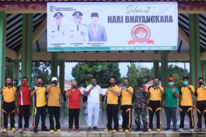 Peringati Hari Bhayangkara ke 74, Pemkab dan Polres Bolmut Gelar Olahraga Bersama