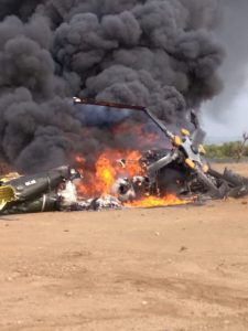 Helikopter MI-17 Jatuh di Kawasan Industri Kendal