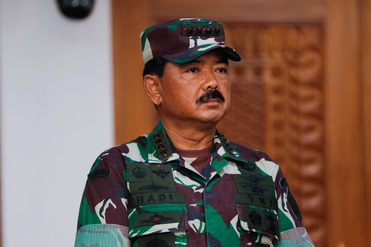 Panglima TNI Terima Laporan Kenaikan Pangkat 84 Perwira Tinggi