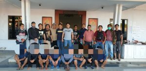 Polres Mitra Berhasil Mengamankan 7 Orang Pembawah Sajam