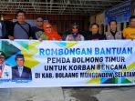 Pemkab Boltim Kirim Bantuan ke Bolsel dan Bolmong