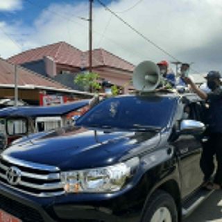 Cegah Covid 19, Wakil Bupati Ron Kampung di Kecamatan Kotabunan