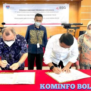 Bupati Tandatangani Kerjasama Dengan Direktur Bank SulutGo