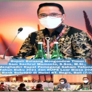 Bupati Hadiri RUPSLB PT Bank SulutGo di Bali
