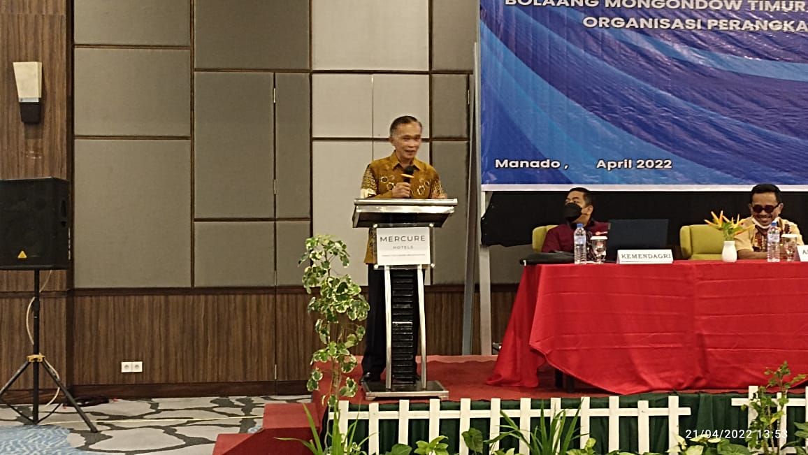 Sekda Boltim membuka kegiatan SIPD Pemkab Boltim
