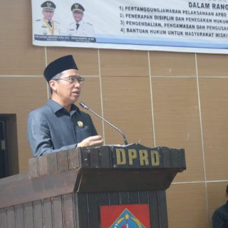Bupati Hadiri Rapat Paripurna Penetapan 4 Ranperda