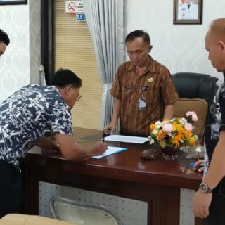Tiga Dinas Badan di Pemkab Boltim Teken MoU 