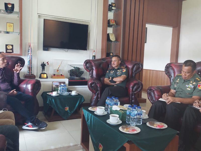Pangdam XIII/Merdeka Sambut Baik Kunjungan Ketua PWI Sulut