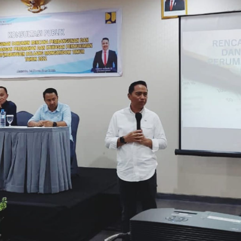 Bupati Boltim Sam Sachrul Mamonto membawakan materi kegiaran RP3KP/foto kominfo