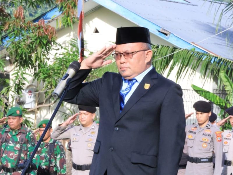 Samsudin Dama Tampil Gagah di Upacara Tabur Bunga Peringatan Hari Pahlawan