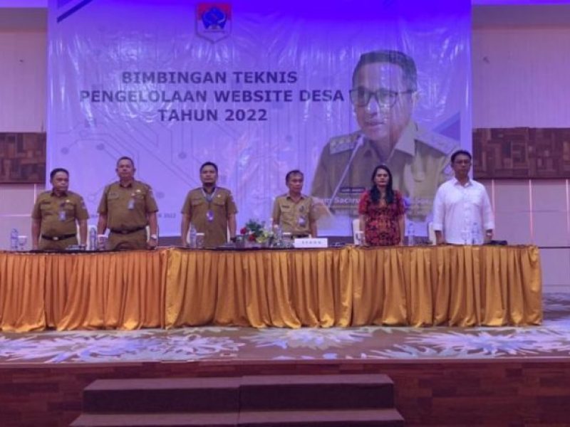 Dinas Kominfo Gelar Bimtek Pengelolaan Website Desa
