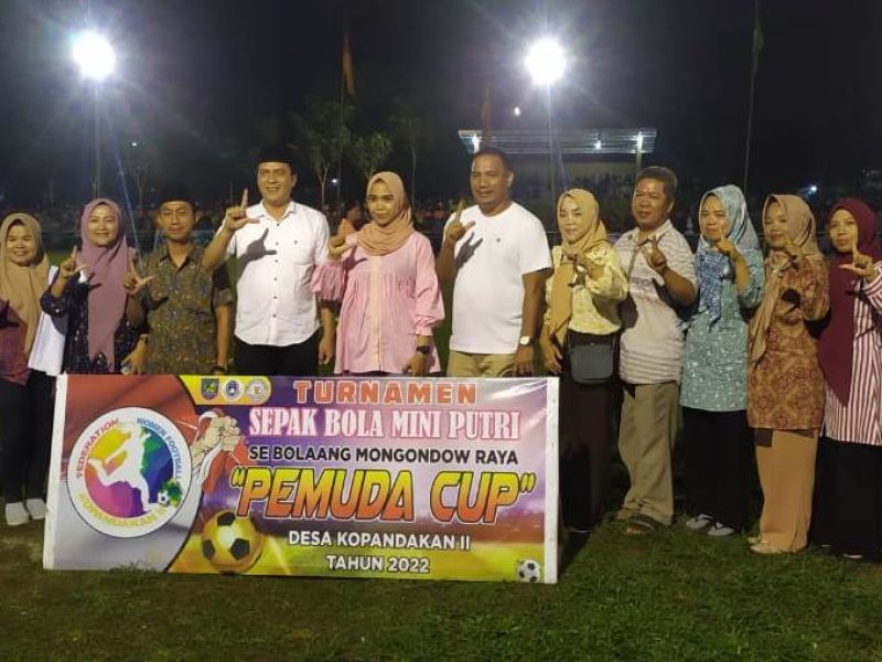 Ketua DPD KNPI Bolmong Apresiasi Turnamen Sepak Bola Putri Pemuda CUP se BMR