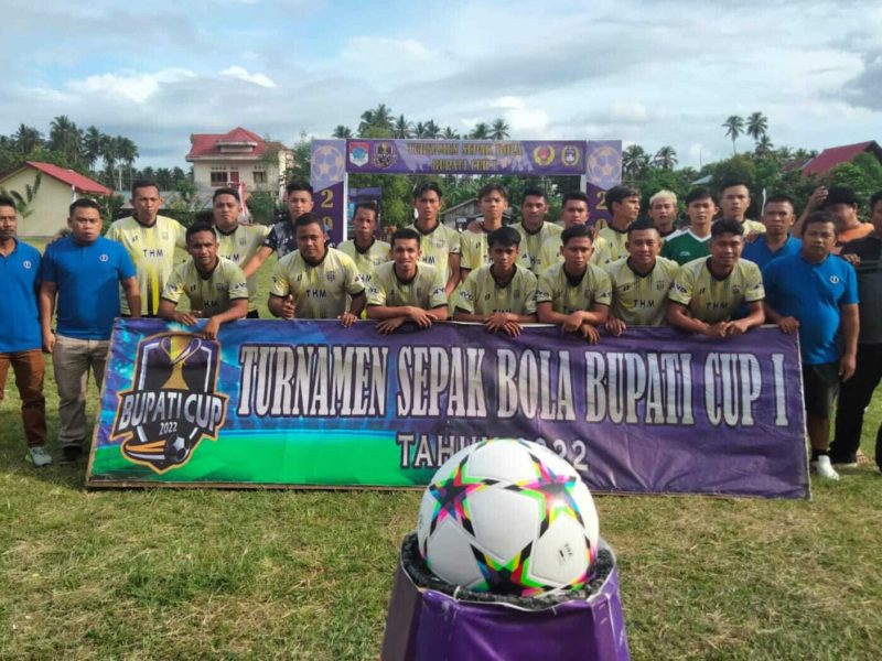 Persiba Tutuyan Tiga Juara Open Turnamen Bupati Cup I