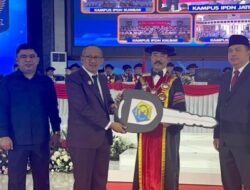 Ketua DPRD Kota Kotamobagu Turut Serahkan Bantuan Bus untuk IPDN Kampus Sulut