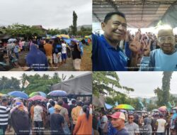Antusiasme Ribuan Pendukung Hamdan-Rafiq Tak Surut Meski Diguyur Hujan