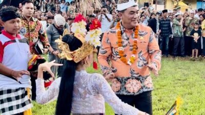 NYEPI: Gubernur Sulut YSK Saksikan Pelepasan Ogoh-ogoh di Bolmong
