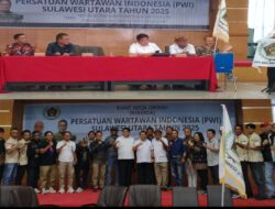Buka Rakerda PWI Sulut, Gubernur YSK Ajak Pers Berkolaborasi Dengan Pemerintah