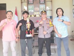 Kapolres Beri Apresiasi untuk Tim Basket Ball Bhayangkara Boltim