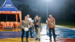 Didampingi Bupati, Ketua DPRD dan Ketua KONI, Kapolres Boltim Buka Open Turnamen Basket Ball 2026
