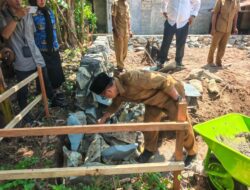 Peletakan Batu Pertama di Dua Desa, Program Rumah Layak Huni Bolmut Dimulai