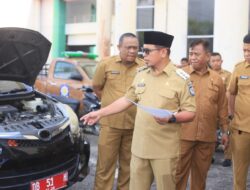 Bupati Sirajudin Cek Fisik hingga Kepatuhan Administrasi Kendaraan Dinas