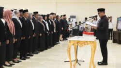 Bupati Sirajudin Rotasi Puluhan Pejabat Baru Pemkab Boltara