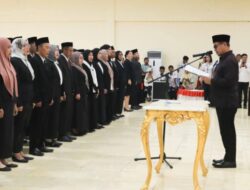 Bupati Sirajudin Rotasi Puluhan Pejabat Baru Pemkab Boltara